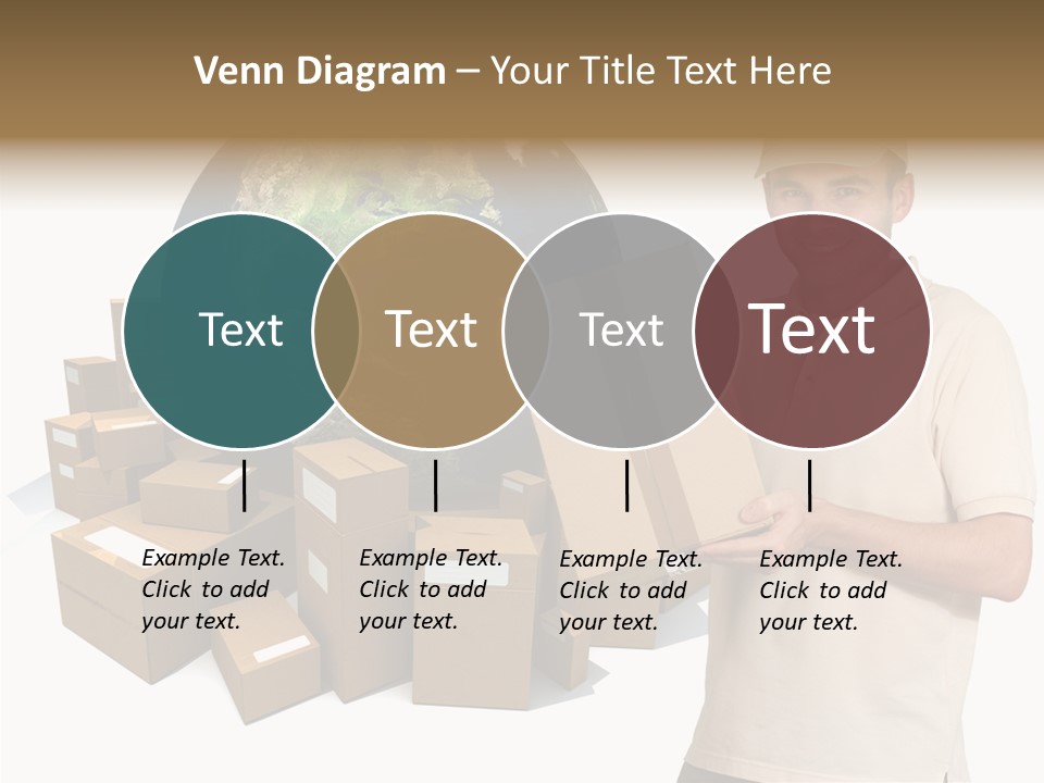 Heap Illustration Cargo PowerPoint Template