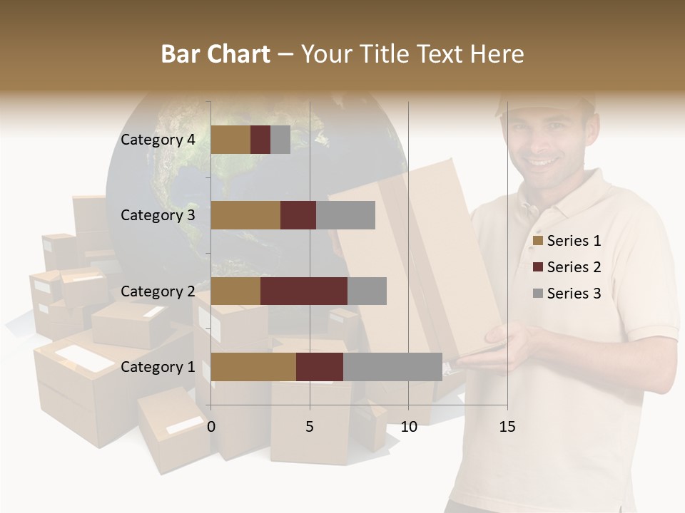 Heap Illustration Cargo PowerPoint Template