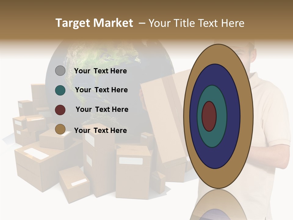 Heap Illustration Cargo PowerPoint Template