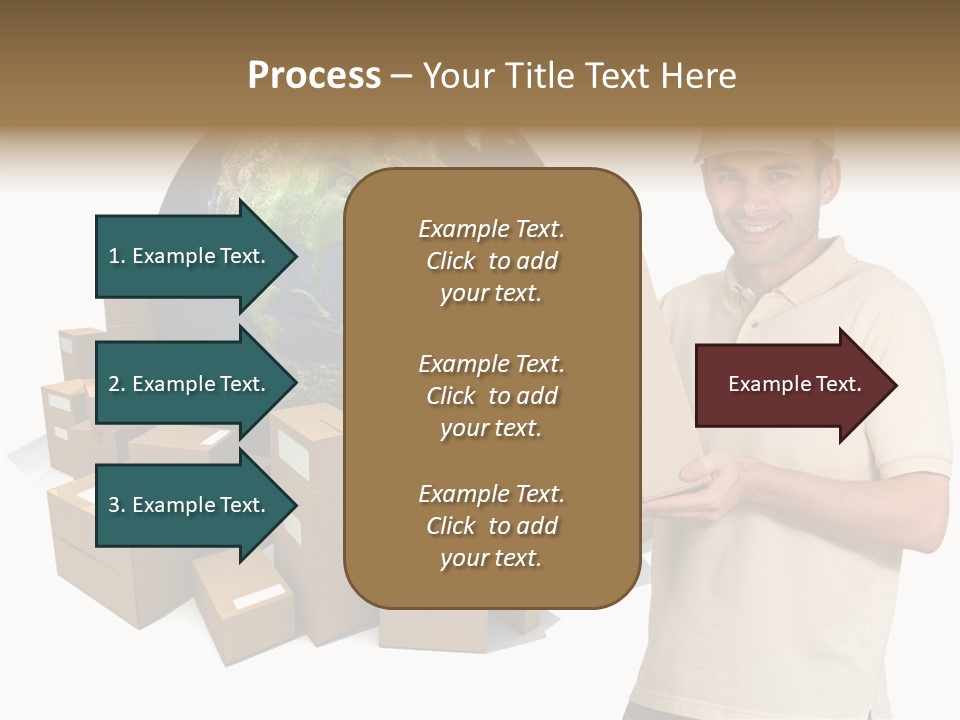 Heap Illustration Cargo PowerPoint Template