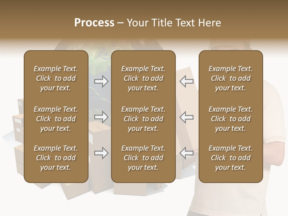 Heap Illustration Cargo PowerPoint Template