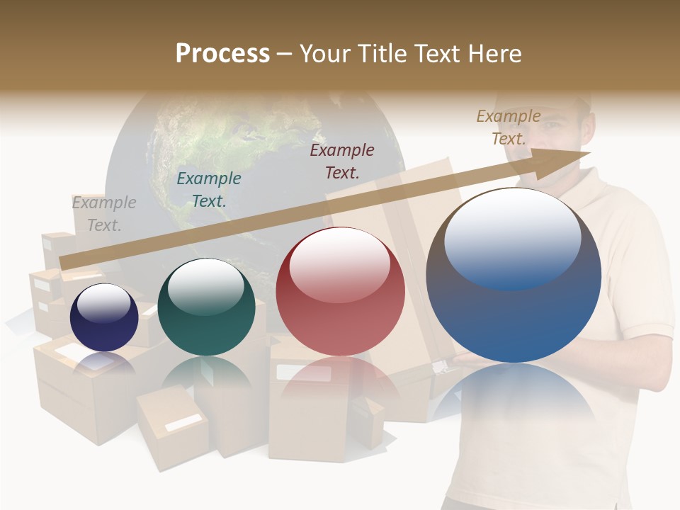 Heap Illustration Cargo PowerPoint Template