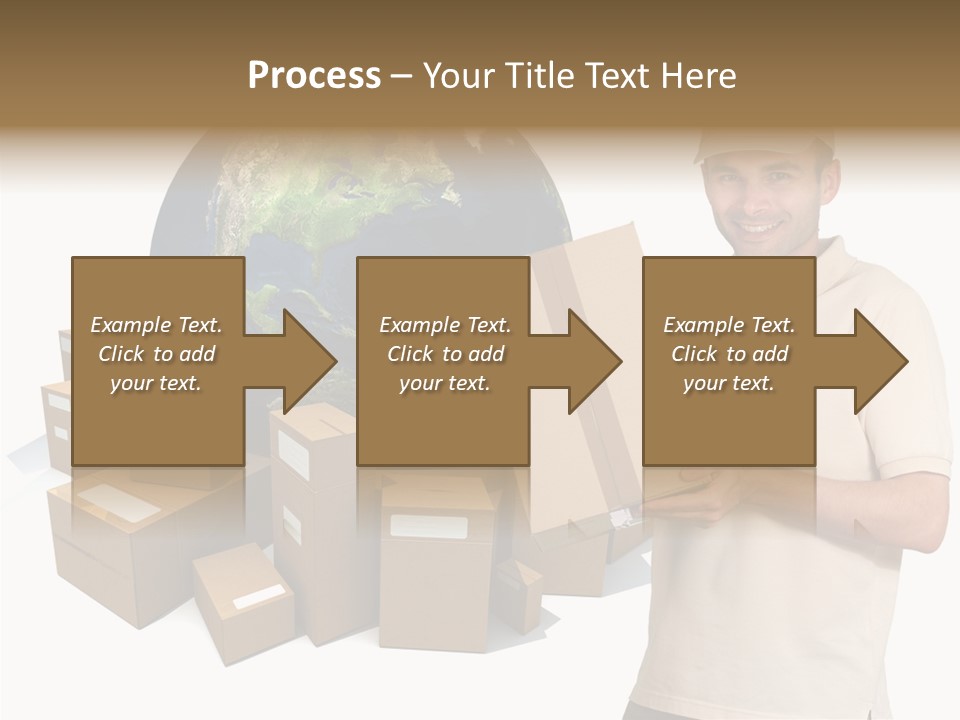 Heap Illustration Cargo PowerPoint Template