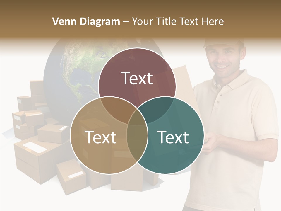 Heap Illustration Cargo PowerPoint Template