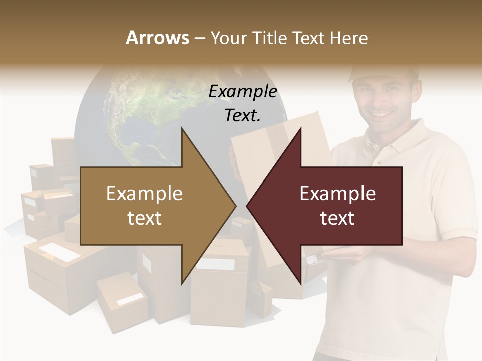 Heap Illustration Cargo PowerPoint Template