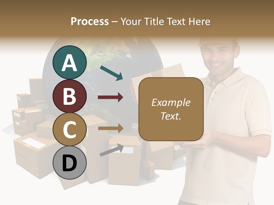 Heap Illustration Cargo PowerPoint Template