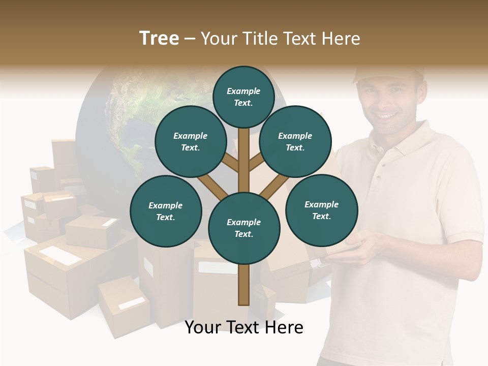 Heap Illustration Cargo PowerPoint Template