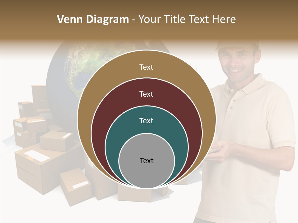 Heap Illustration Cargo PowerPoint Template