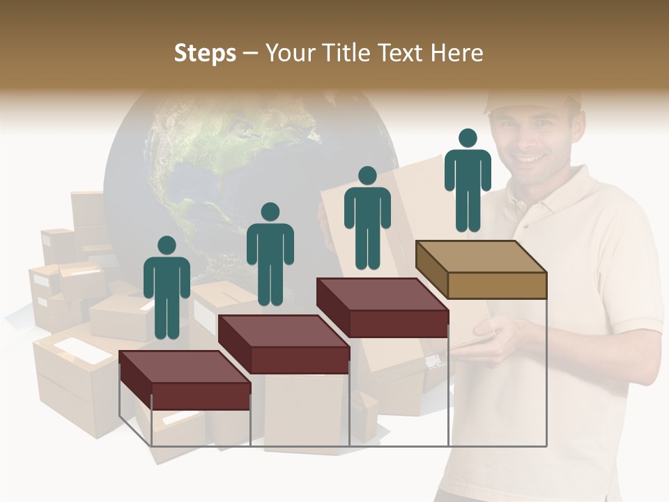Heap Illustration Cargo PowerPoint Template