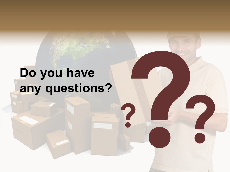 Heap Illustration Cargo PowerPoint Template