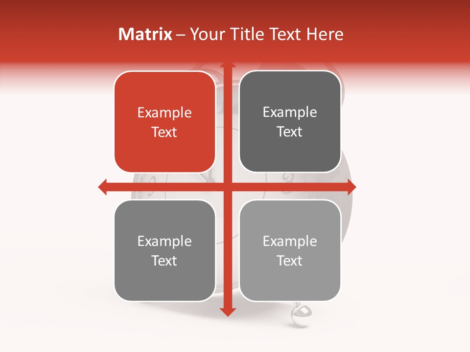 Black Second Counter PowerPoint Template