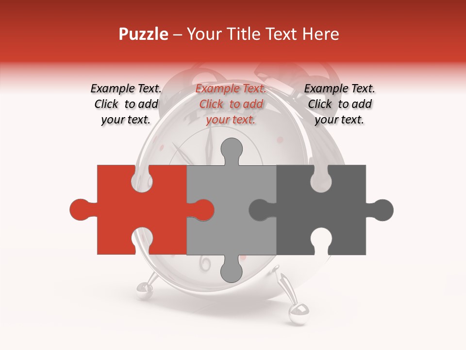 Black Second Counter PowerPoint Template