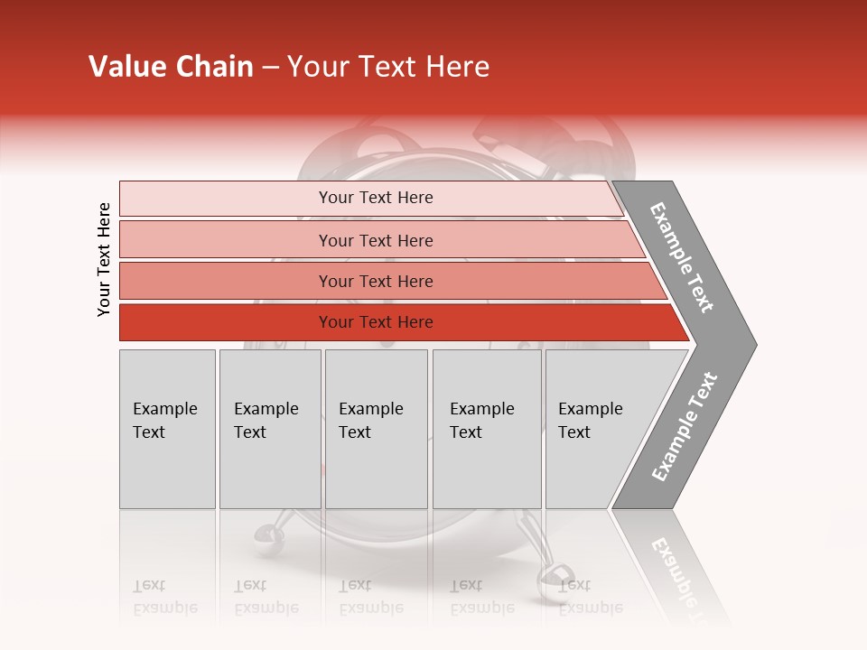 Black Second Counter PowerPoint Template