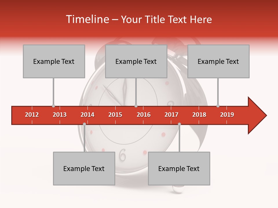 Black Second Counter PowerPoint Template