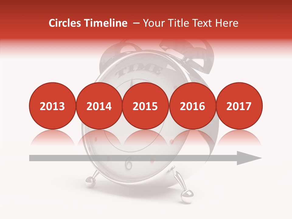 Black Second Counter PowerPoint Template