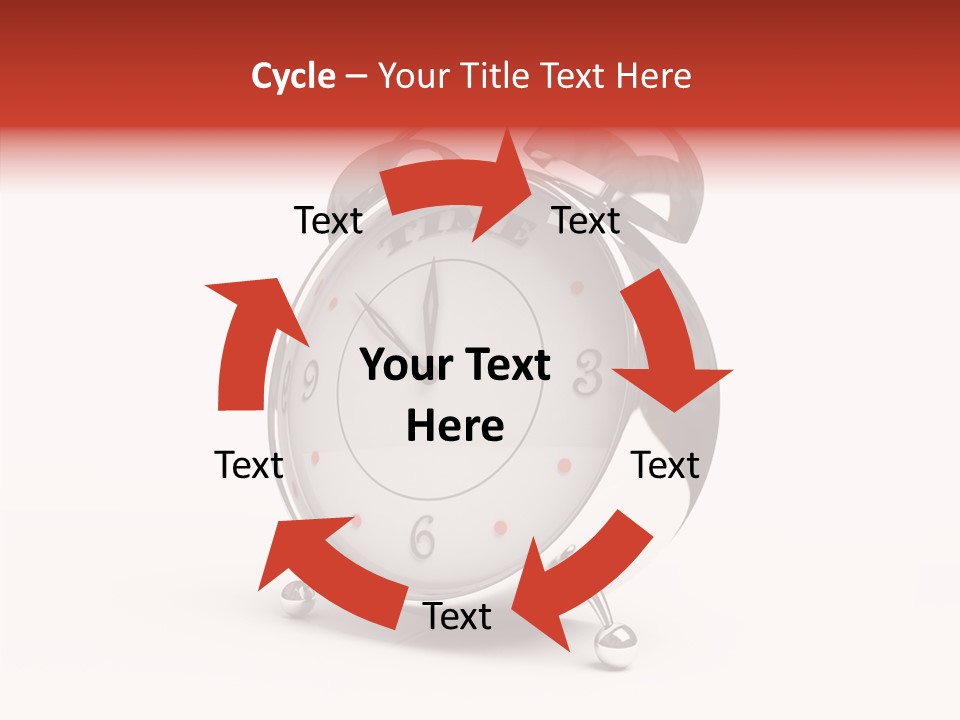 Black Second Counter PowerPoint Template
