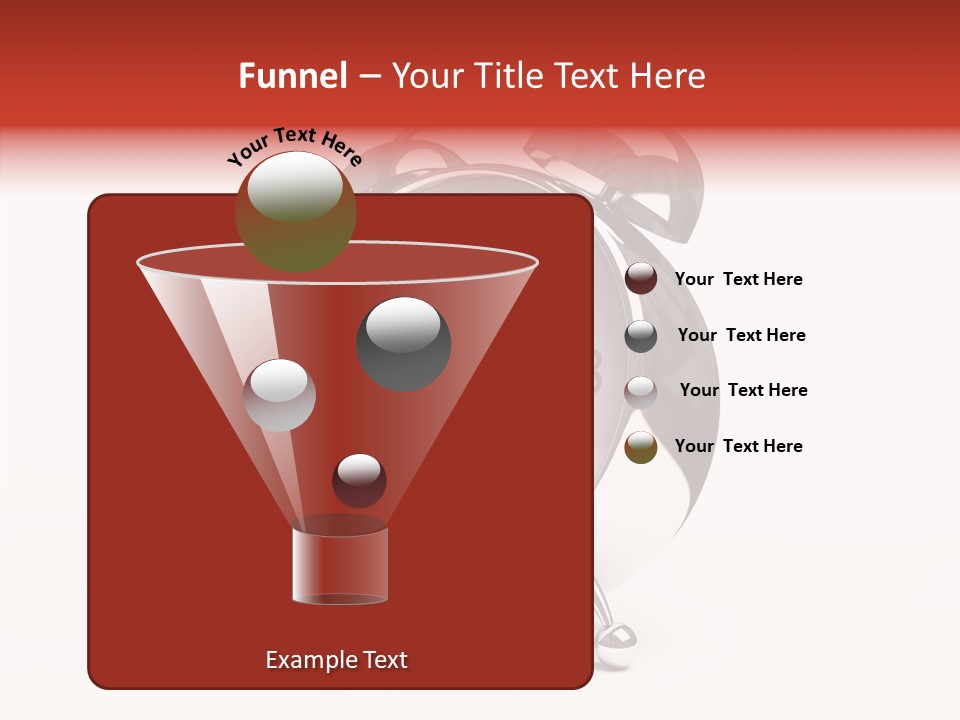 Black Second Counter PowerPoint Template