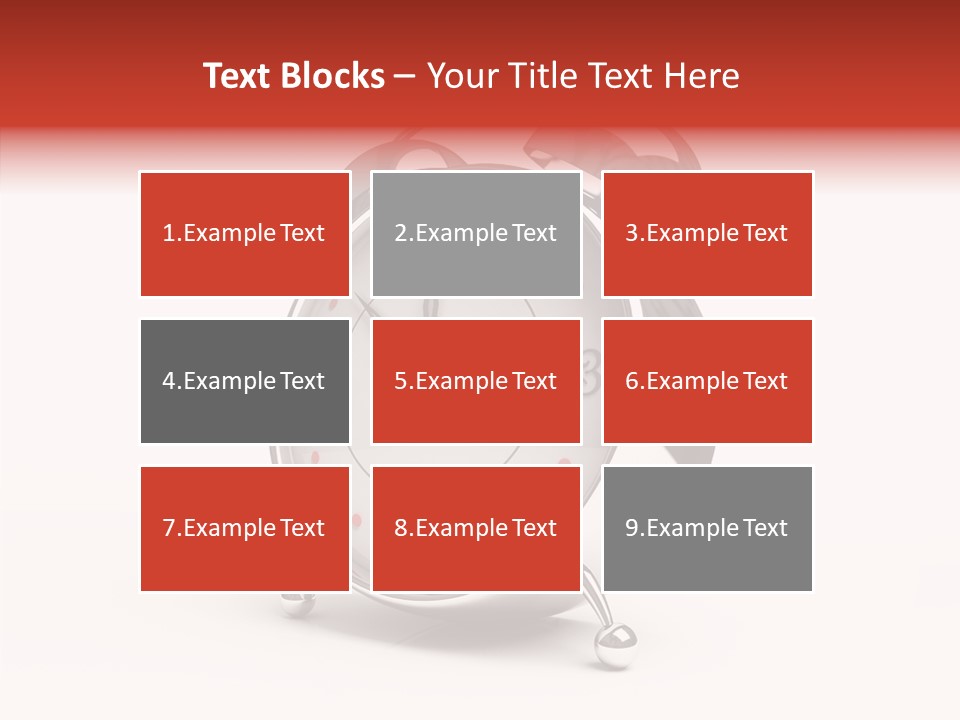 Black Second Counter PowerPoint Template