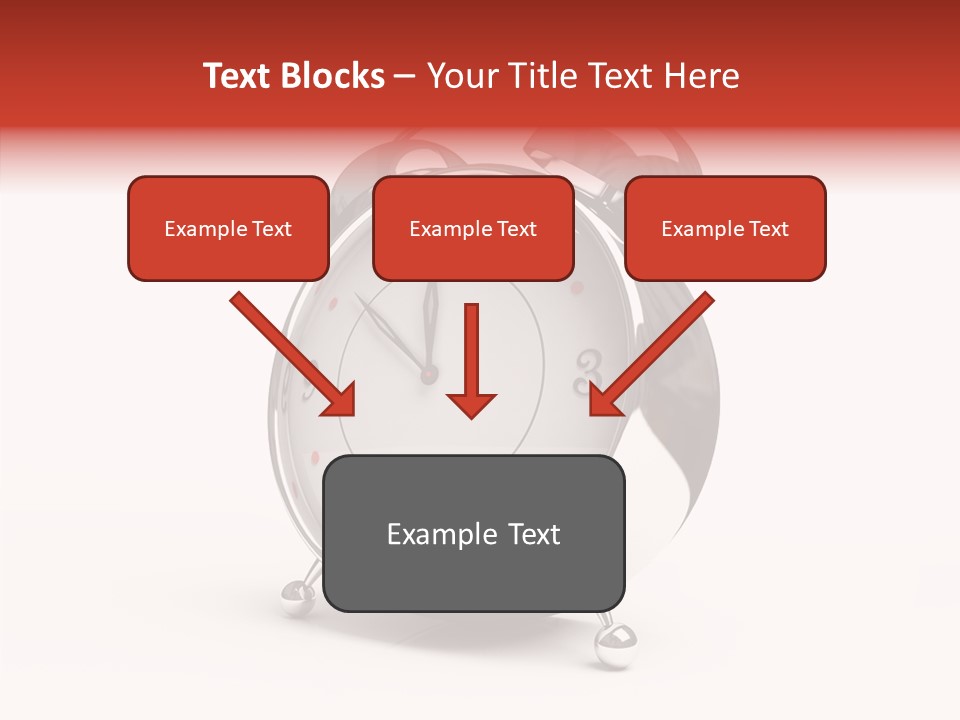 Black Second Counter PowerPoint Template