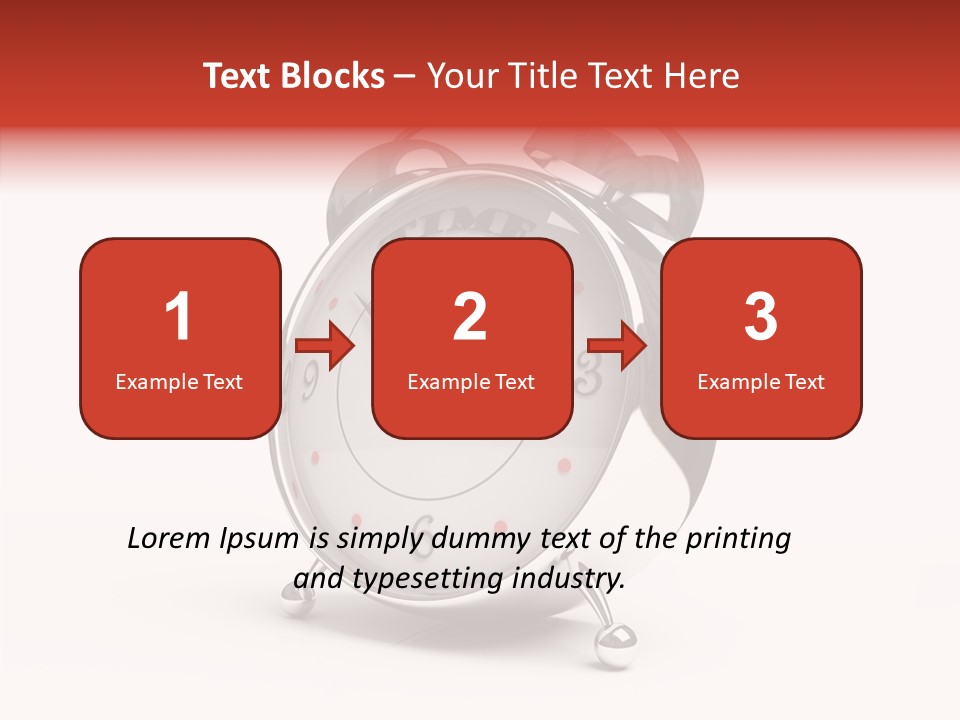Black Second Counter PowerPoint Template