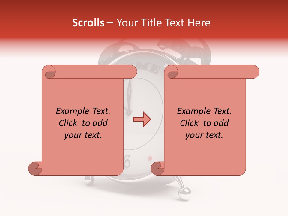 Black Second Counter PowerPoint Template