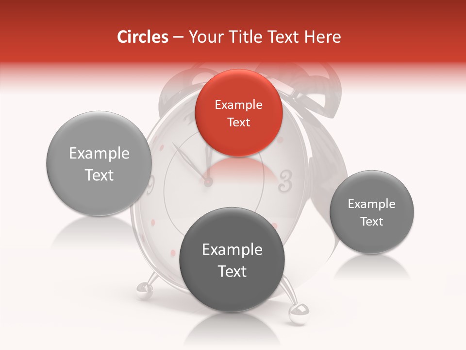 Black Second Counter PowerPoint Template