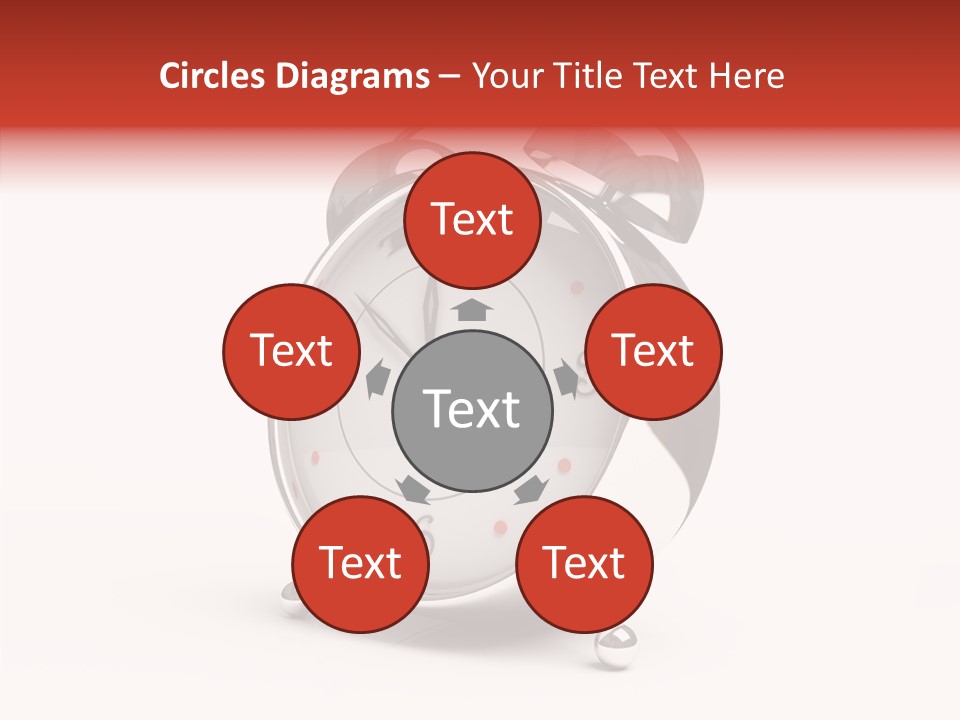 Black Second Counter PowerPoint Template