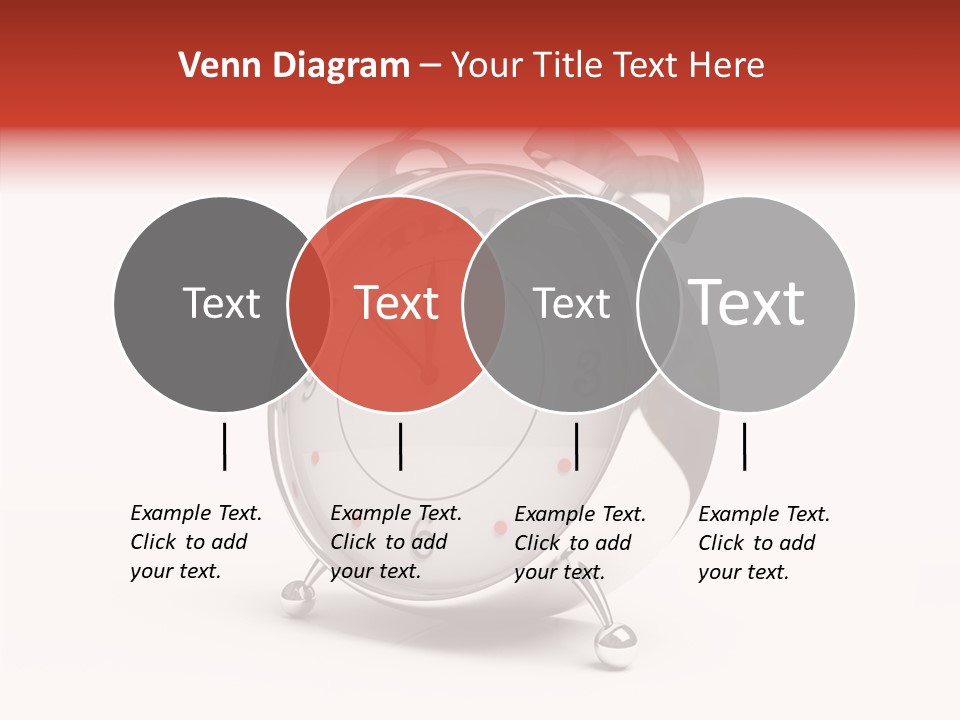 Black Second Counter PowerPoint Template