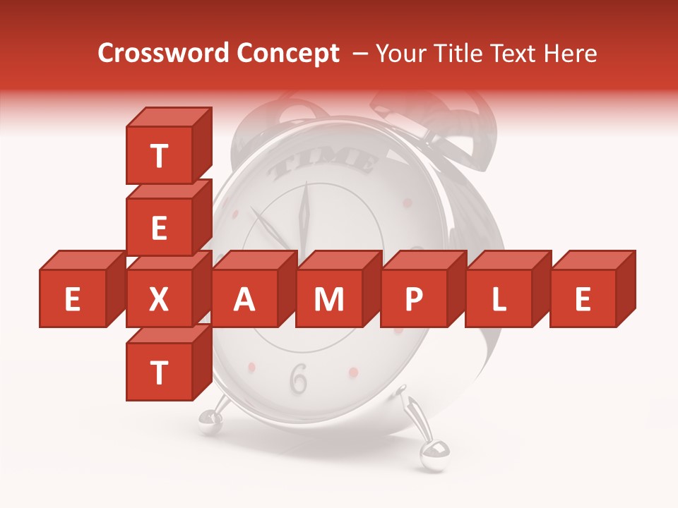 Black Second Counter PowerPoint Template