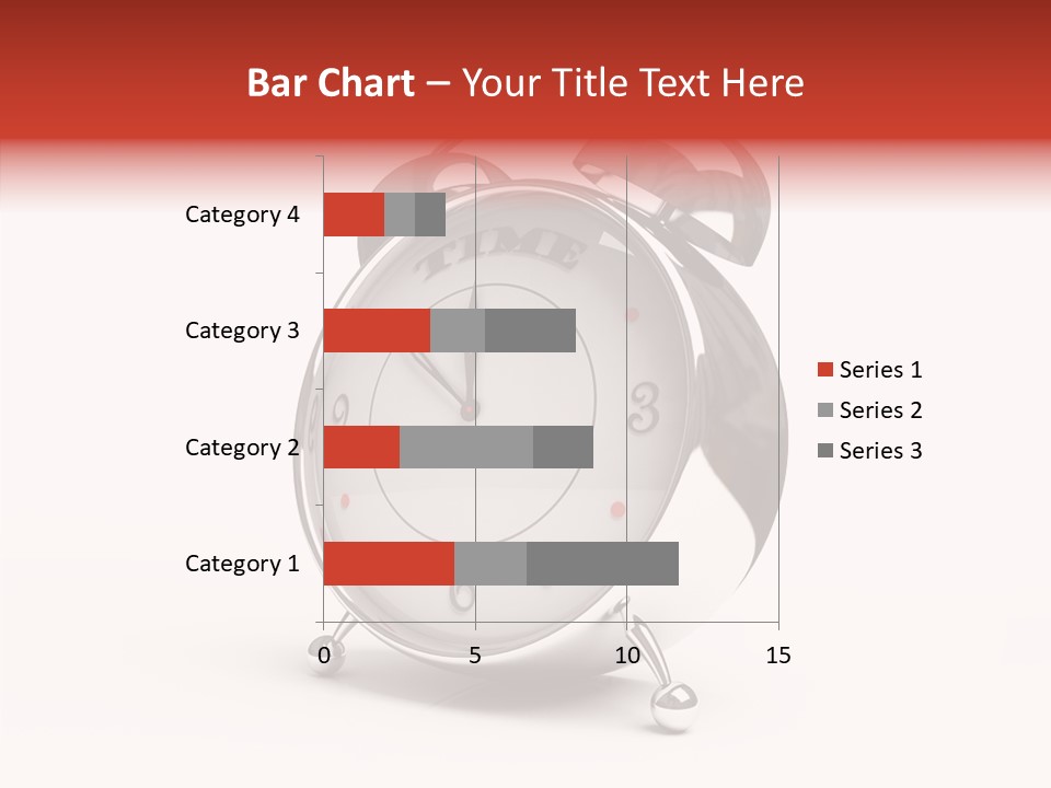 Black Second Counter PowerPoint Template
