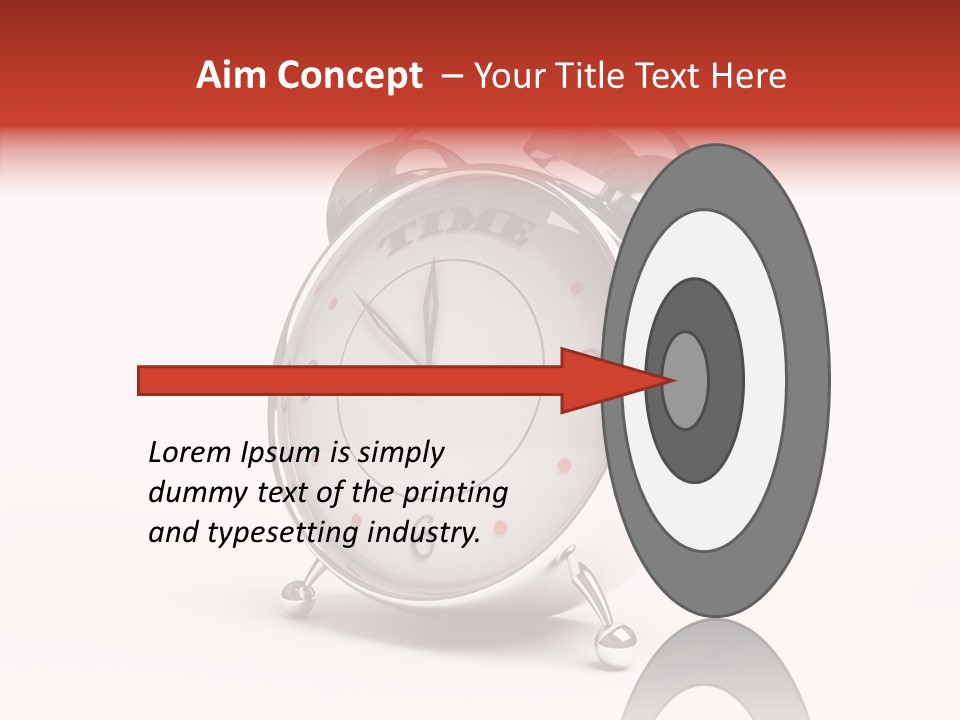 Black Second Counter PowerPoint Template