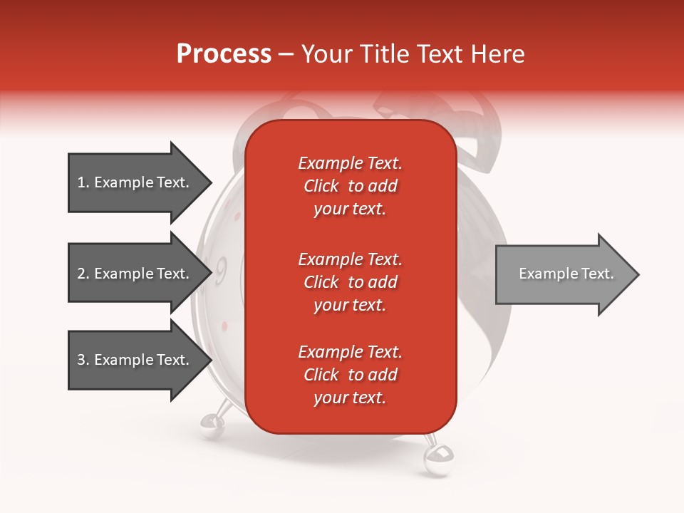 Black Second Counter PowerPoint Template