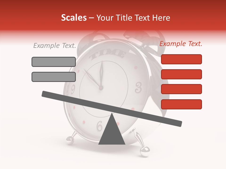 Black Second Counter PowerPoint Template