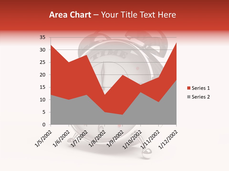 Black Second Counter PowerPoint Template
