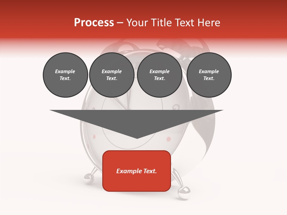 Black Second Counter PowerPoint Template