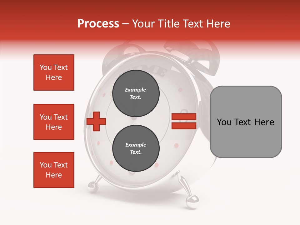Black Second Counter PowerPoint Template