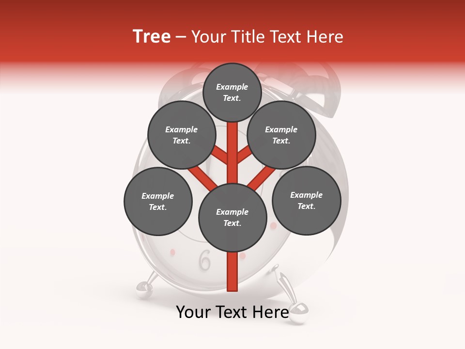 Black Second Counter PowerPoint Template