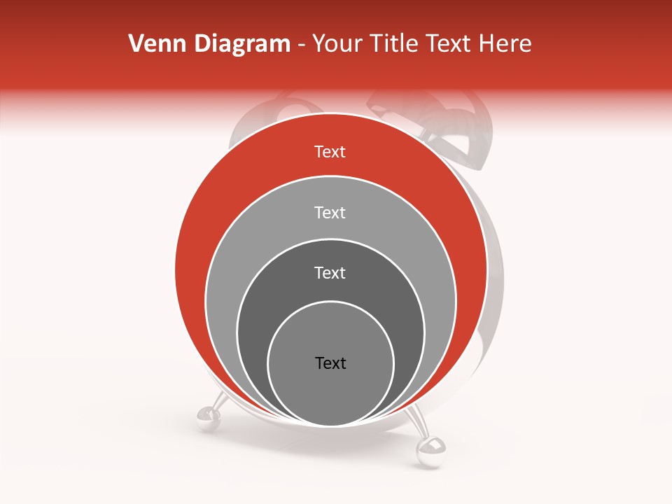 Black Second Counter PowerPoint Template