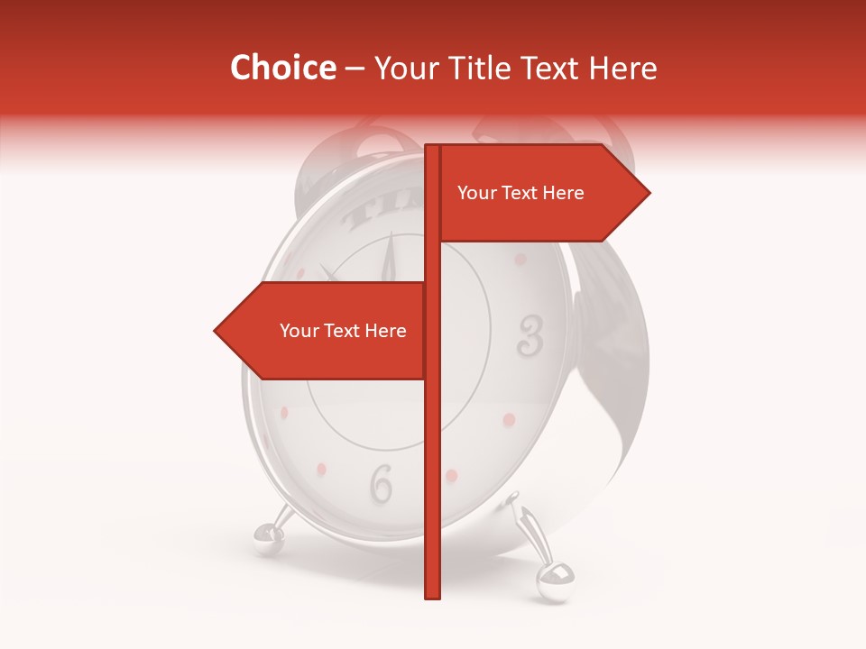Black Second Counter PowerPoint Template