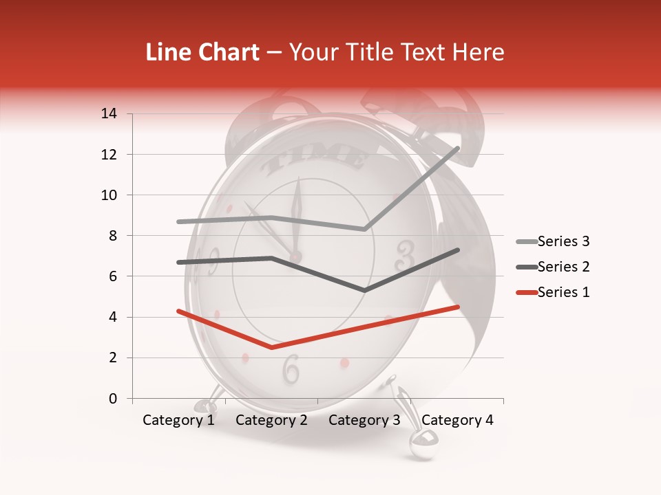 Black Second Counter PowerPoint Template