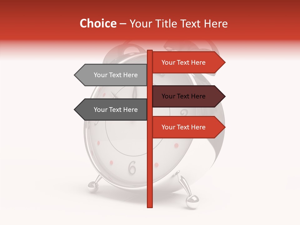 Black Second Counter PowerPoint Template