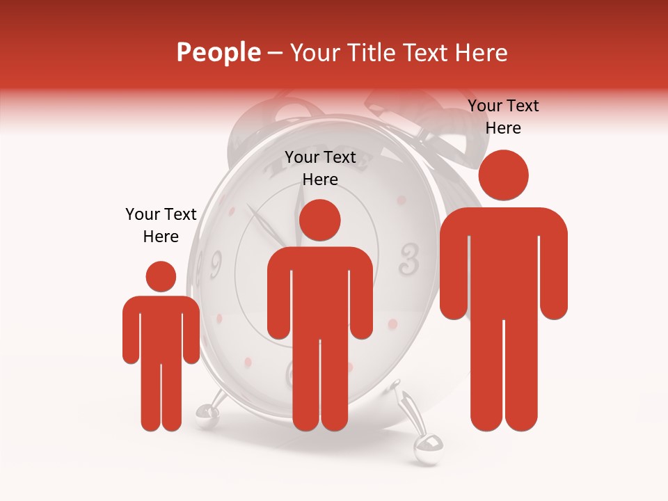 Black Second Counter PowerPoint Template