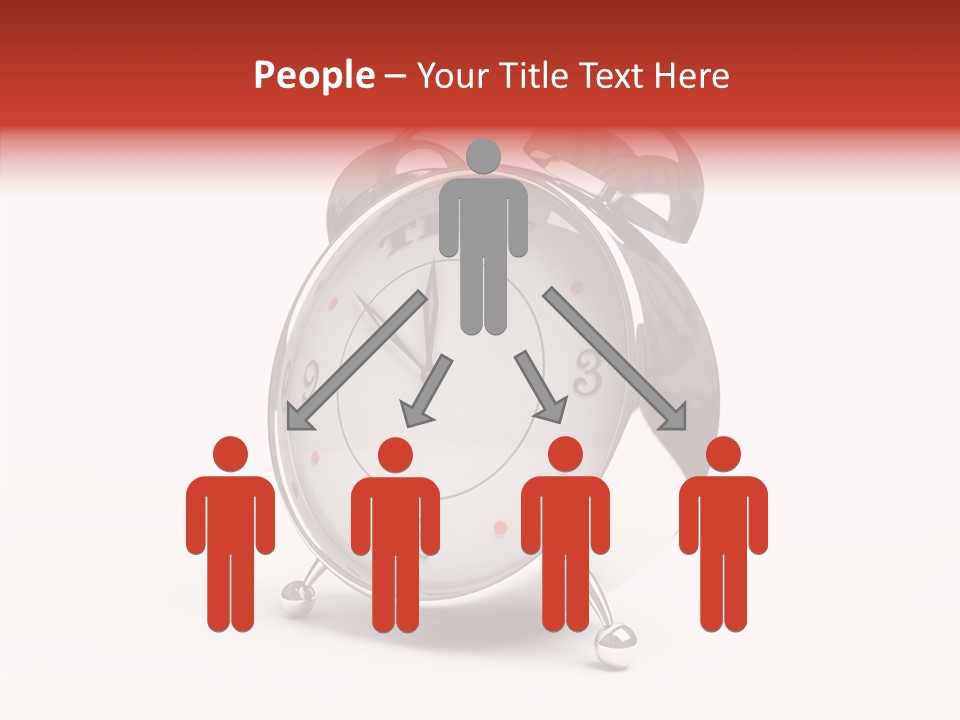 Black Second Counter PowerPoint Template