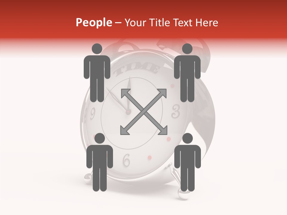 Black Second Counter PowerPoint Template