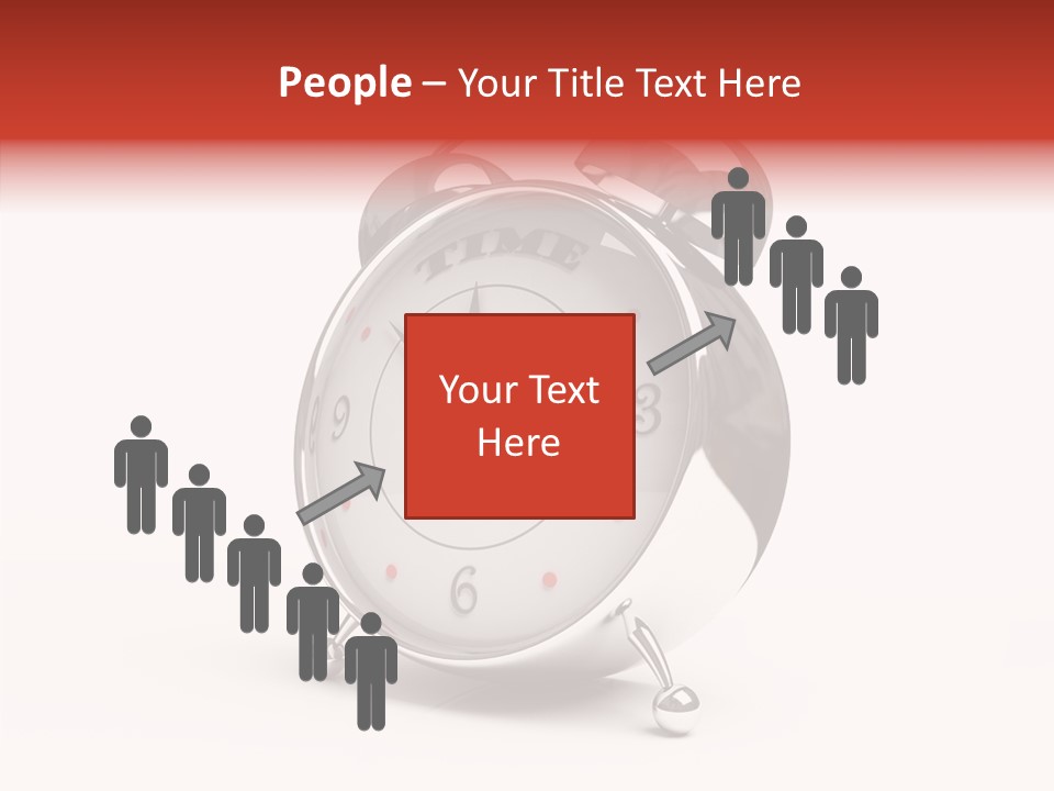 Black Second Counter PowerPoint Template