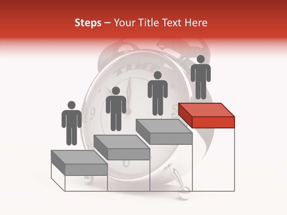 Black Second Counter PowerPoint Template