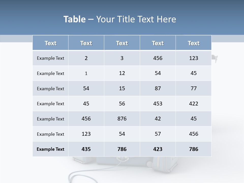 Golf Stick International Suitcase PowerPoint Template