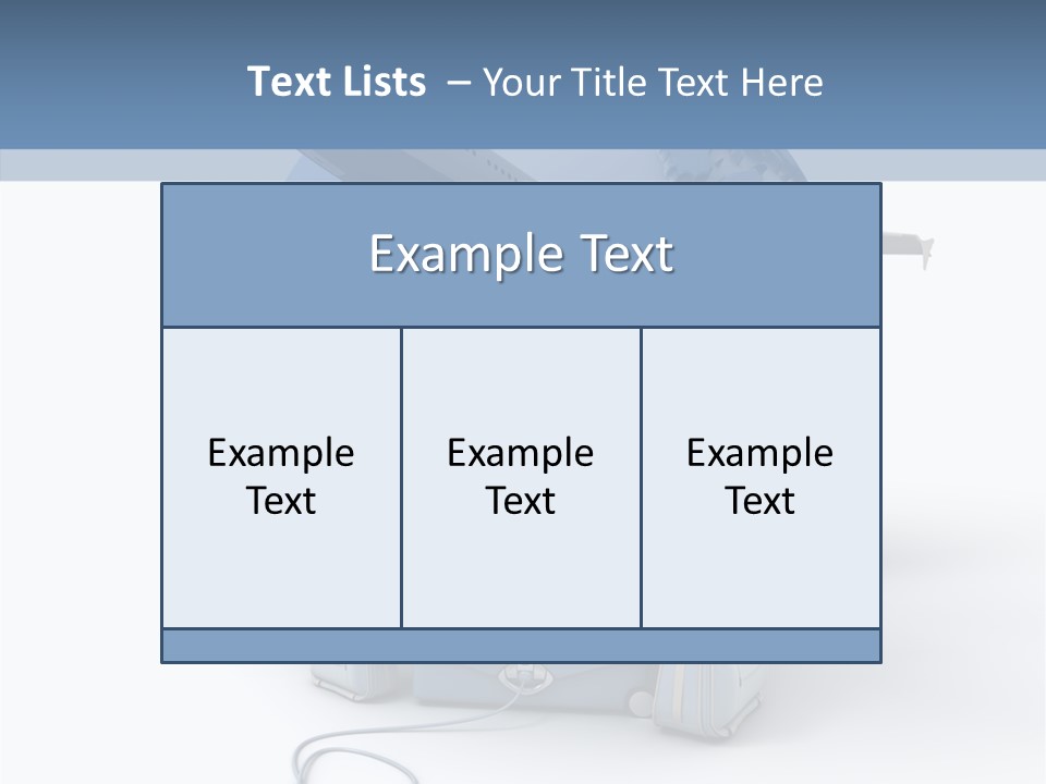 Golf Stick International Suitcase PowerPoint Template