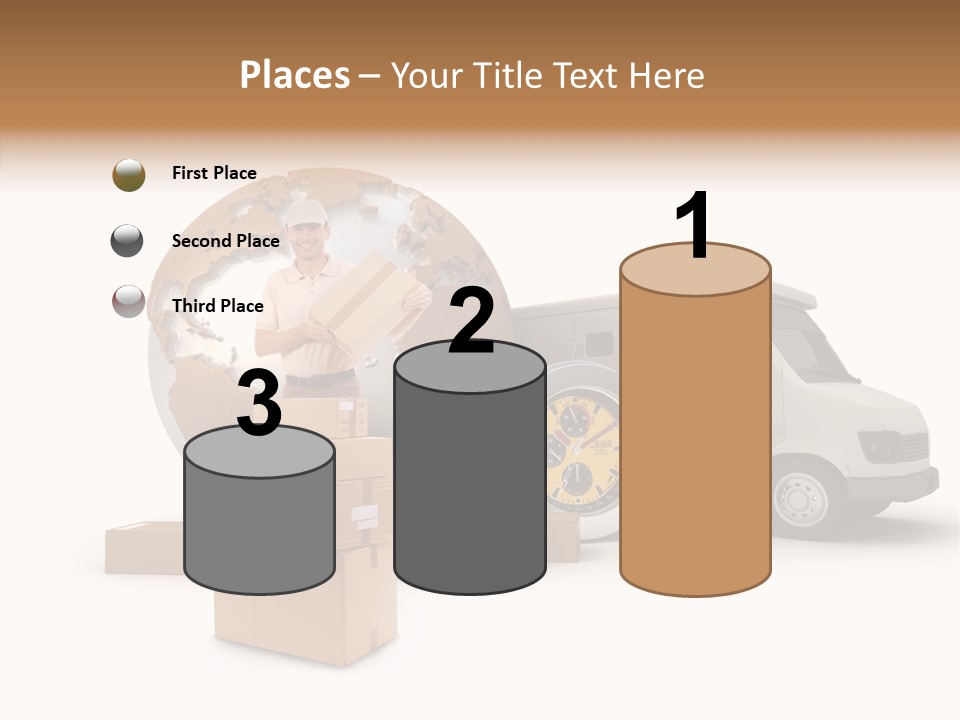 Friendly Pile Beige PowerPoint Template