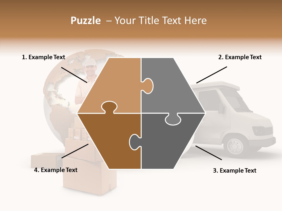 Friendly Pile Beige PowerPoint Template